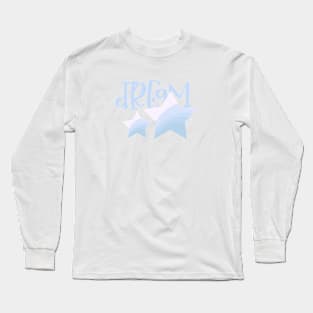 Dream sign, Stars rainbow, baby shower clip art Long Sleeve T-Shirt